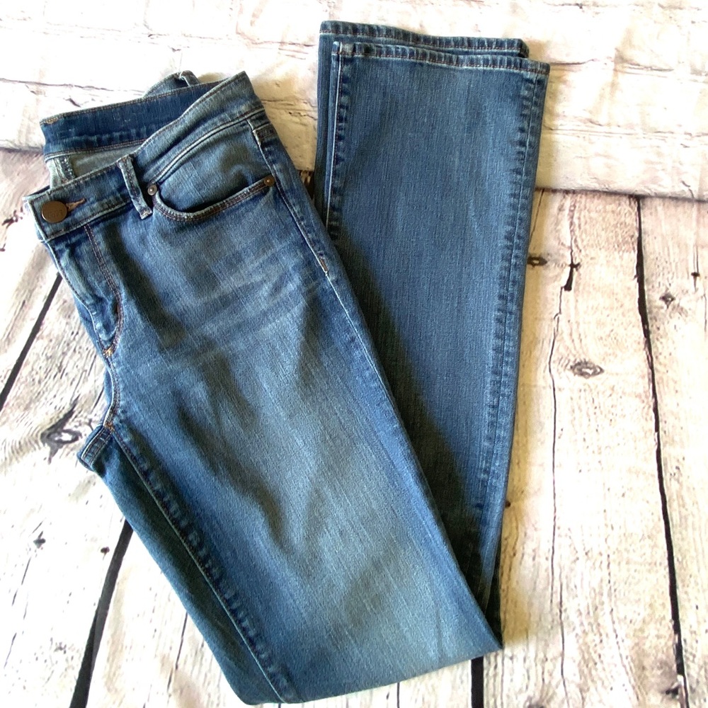 Loft Bootcut Denim Medium Rinse Jeans - Picture 1 of 14